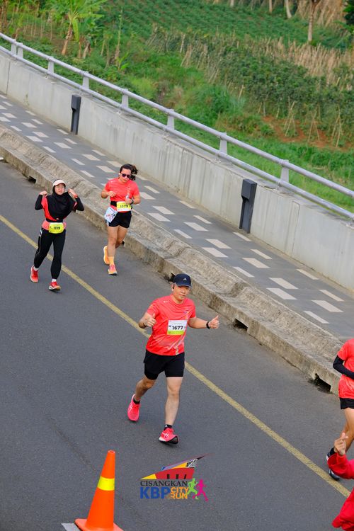 Race photo from CISANGKAN KBP CITY RUN 2025