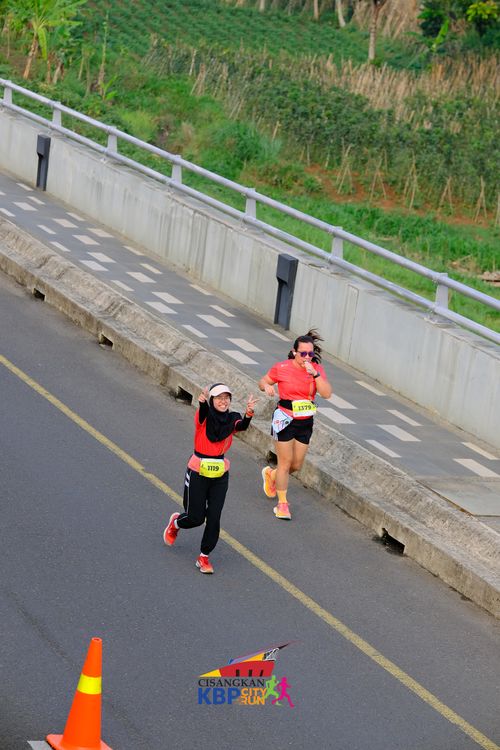 Race photo from CISANGKAN KBP CITY RUN 2025