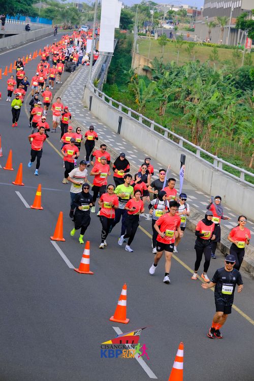 Race photo from CISANGKAN KBP CITY RUN 2025