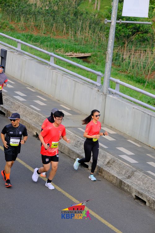 Race photo from CISANGKAN KBP CITY RUN 2025