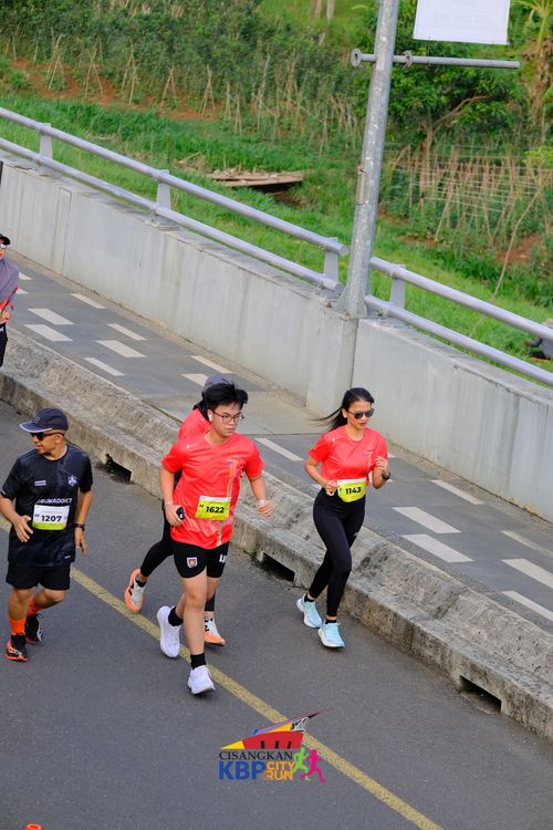 Race photo from CISANGKAN KBP CITY RUN 2025