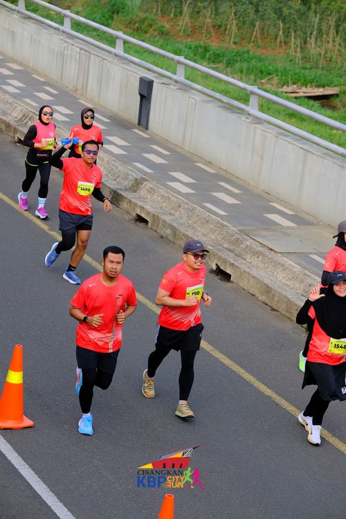 Race photo from CISANGKAN KBP CITY RUN 2025