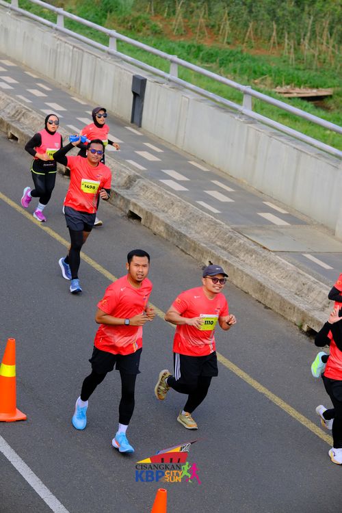 Race photo from CISANGKAN KBP CITY RUN 2025