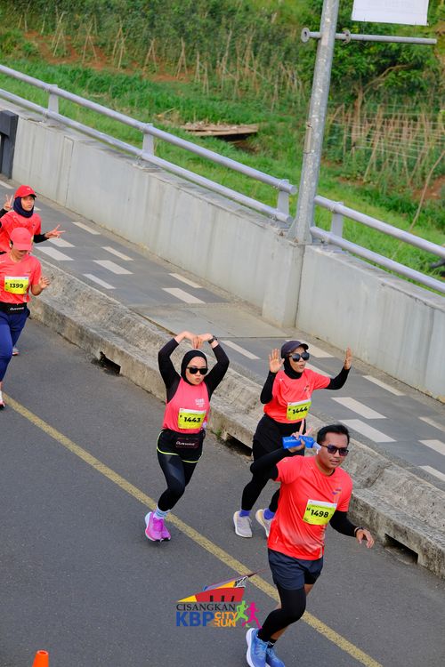 Race photo from CISANGKAN KBP CITY RUN 2025
