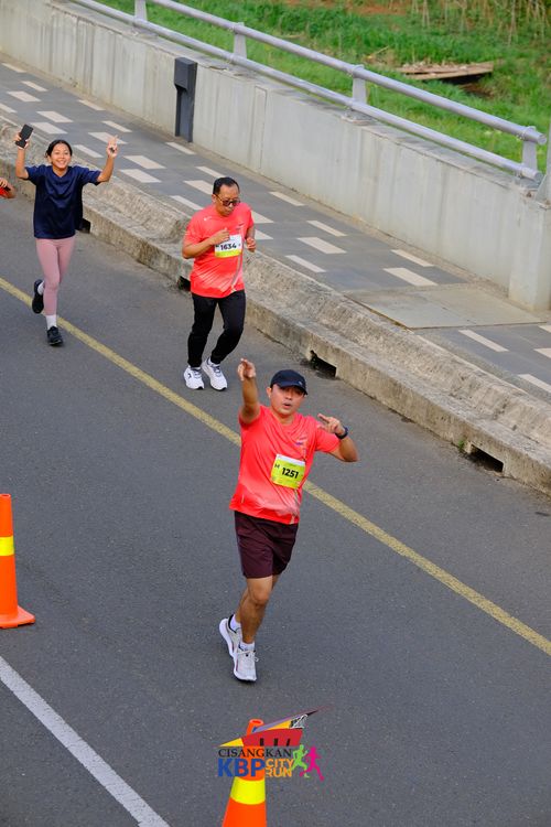 Race photo from CISANGKAN KBP CITY RUN 2025