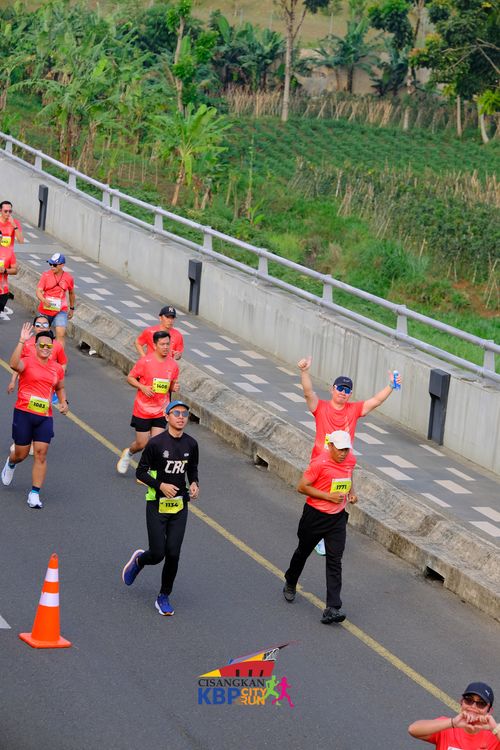 Race photo from CISANGKAN KBP CITY RUN 2025