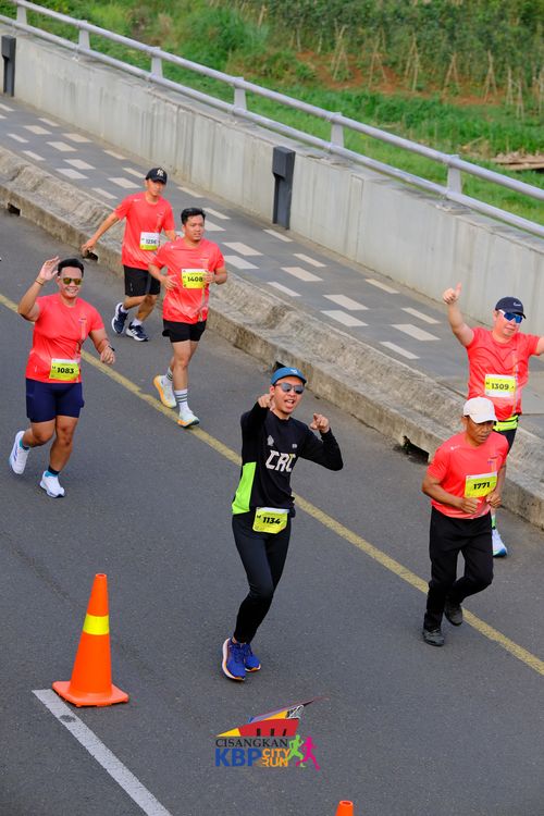 Race photo from CISANGKAN KBP CITY RUN 2025