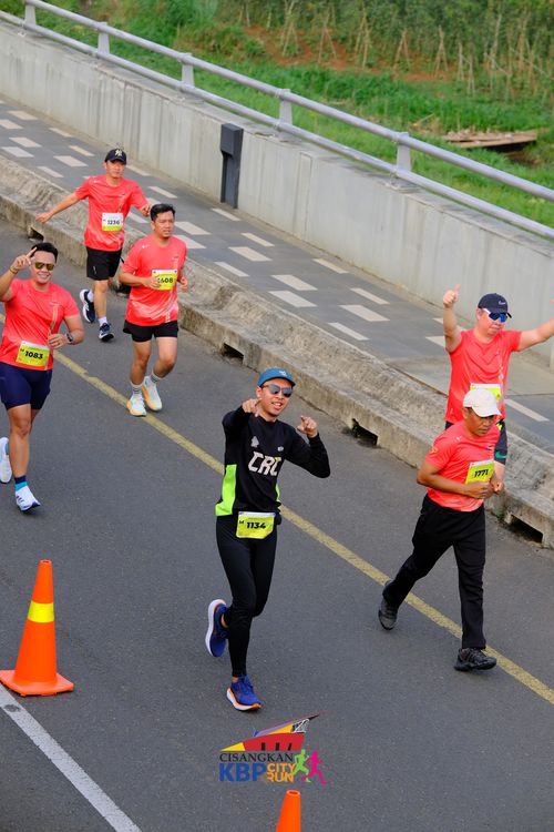 Race photo from CISANGKAN KBP CITY RUN 2025