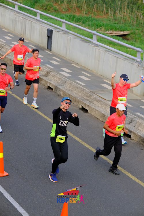 Race photo from CISANGKAN KBP CITY RUN 2025