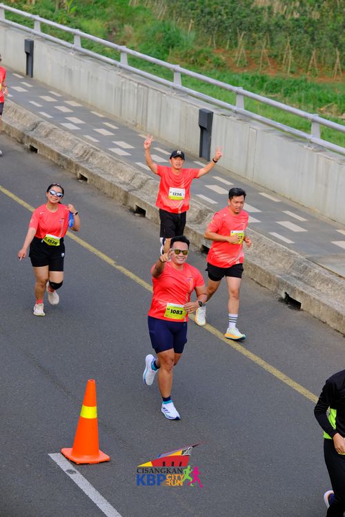 Race photo from CISANGKAN KBP CITY RUN 2025