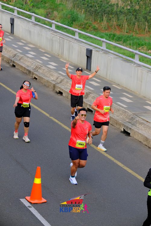 Race photo from CISANGKAN KBP CITY RUN 2025