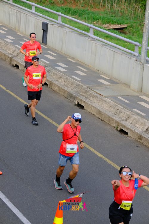 Race photo from CISANGKAN KBP CITY RUN 2025