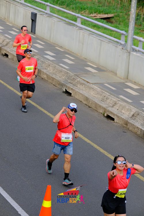 Race photo from CISANGKAN KBP CITY RUN 2025