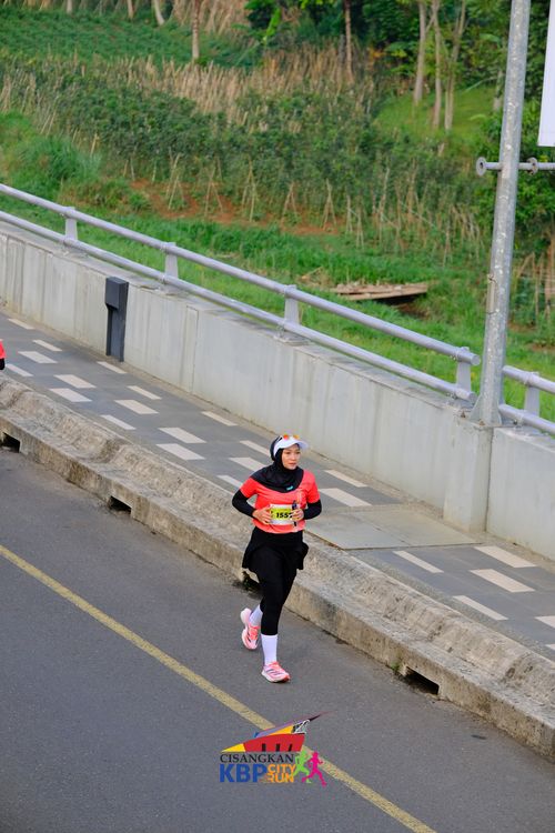 Race photo from CISANGKAN KBP CITY RUN 2025