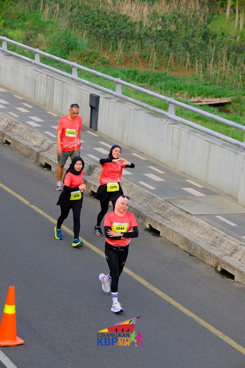 Race photo from CISANGKAN KBP CITY RUN 2025