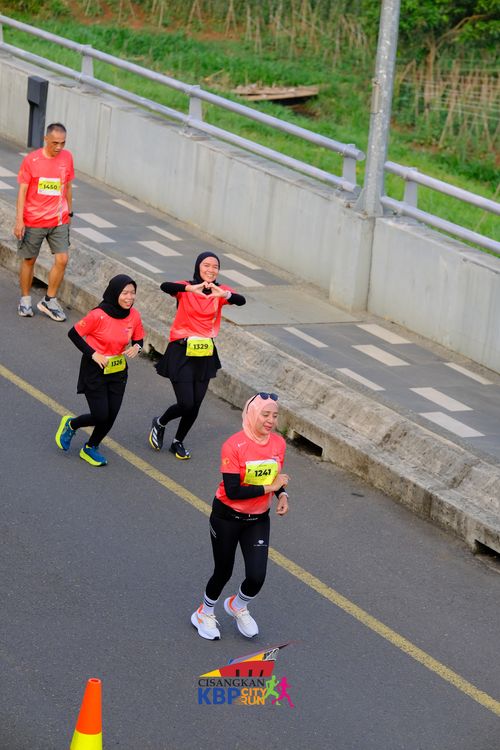 Race photo from CISANGKAN KBP CITY RUN 2025