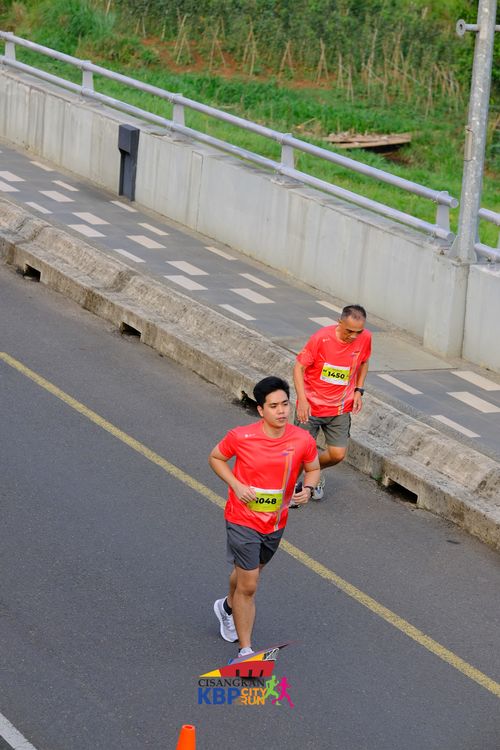 Race photo from CISANGKAN KBP CITY RUN 2025
