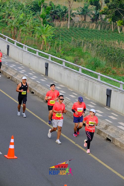 Race photo from CISANGKAN KBP CITY RUN 2025
