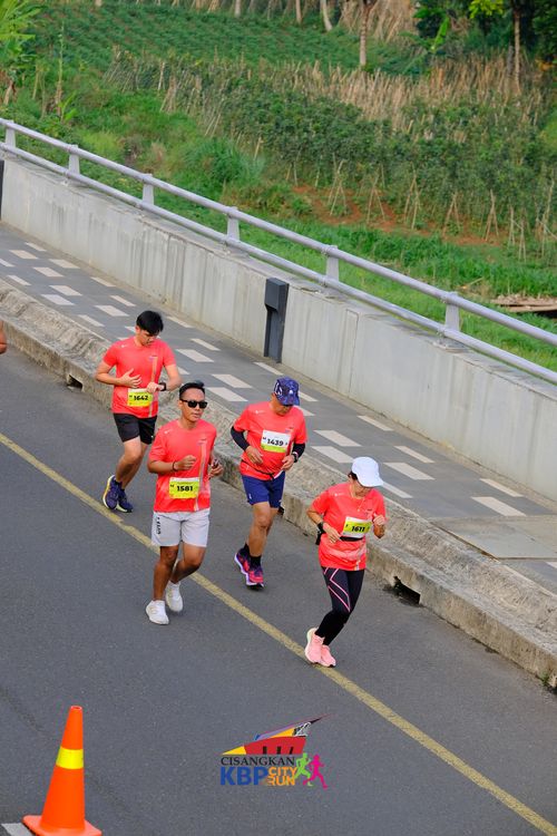 Race photo from CISANGKAN KBP CITY RUN 2025