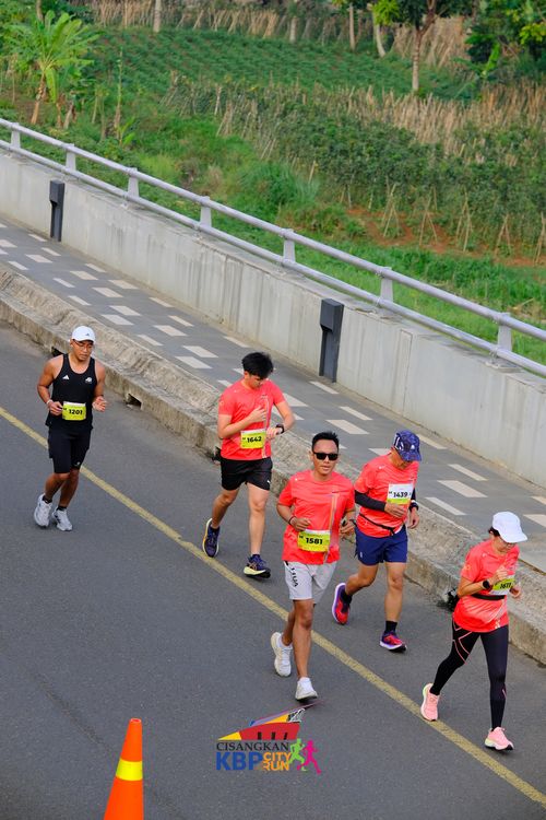 Race photo from CISANGKAN KBP CITY RUN 2025