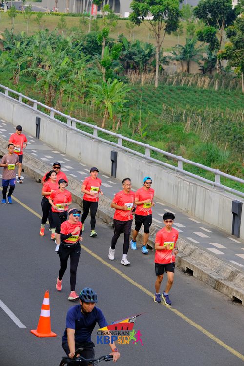 Race photo from CISANGKAN KBP CITY RUN 2025