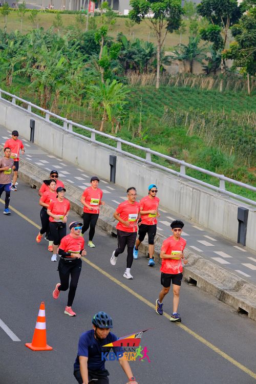Race photo from CISANGKAN KBP CITY RUN 2025