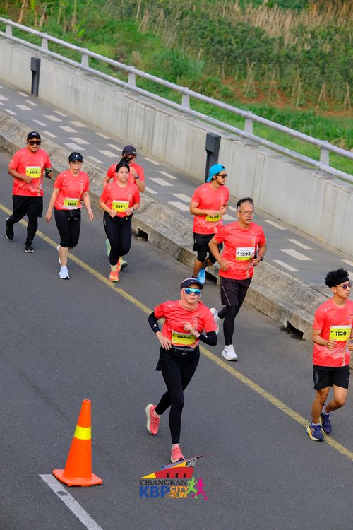 Race photo from CISANGKAN KBP CITY RUN 2025