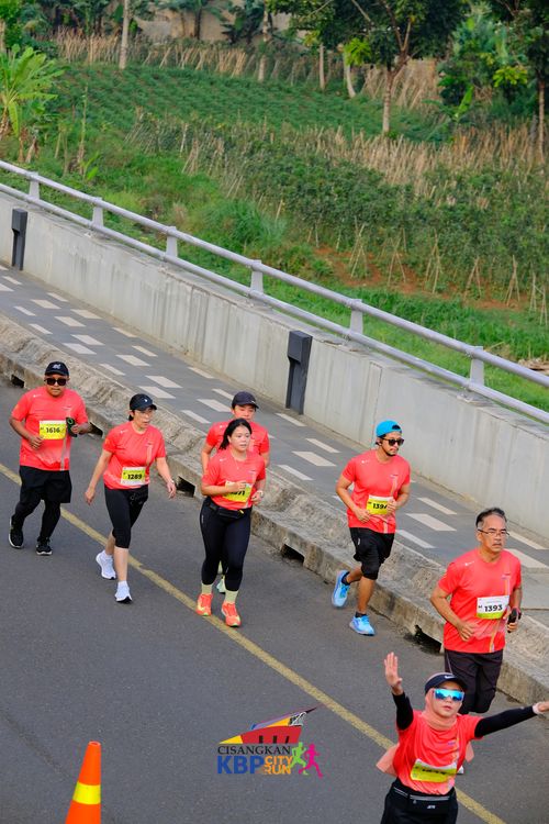 Race photo from CISANGKAN KBP CITY RUN 2025