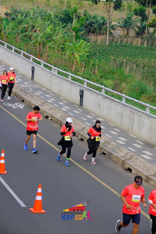 Race photo from CISANGKAN KBP CITY RUN 2025