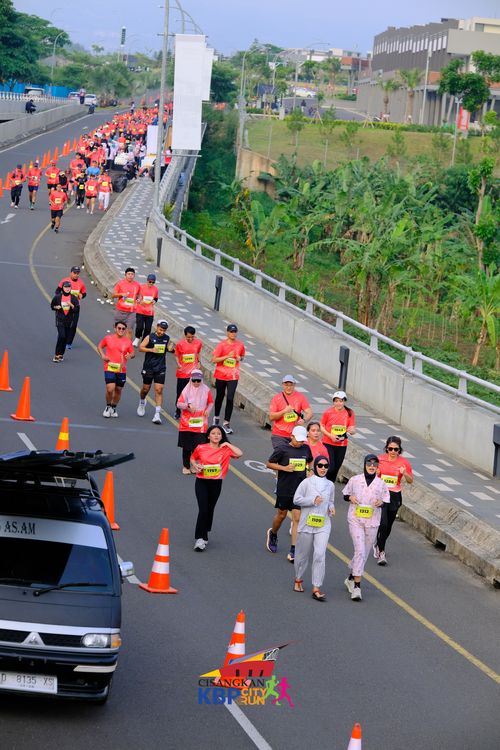 Race photo from CISANGKAN KBP CITY RUN 2025