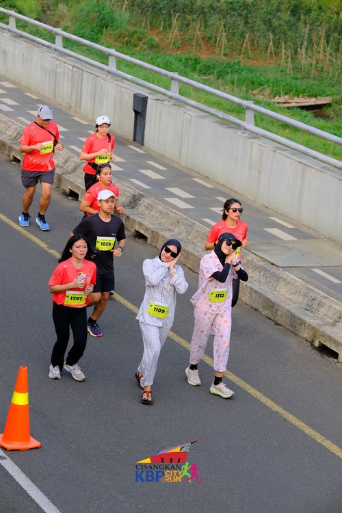 Race photo from CISANGKAN KBP CITY RUN 2025