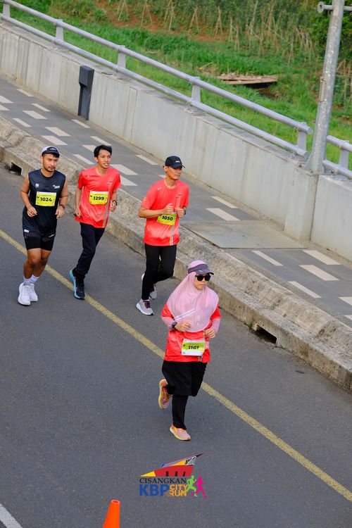 Race photo from CISANGKAN KBP CITY RUN 2025