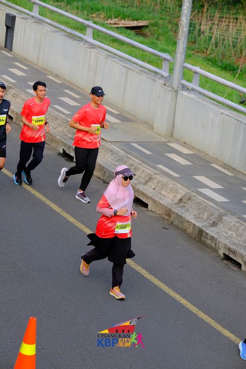 Race photo from CISANGKAN KBP CITY RUN 2025