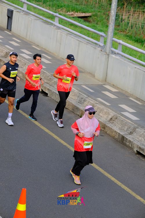 Race photo from CISANGKAN KBP CITY RUN 2025