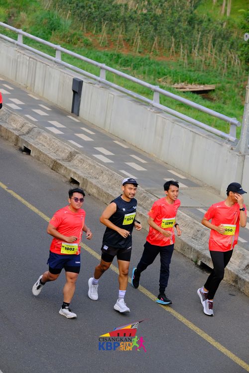 Race photo from CISANGKAN KBP CITY RUN 2025