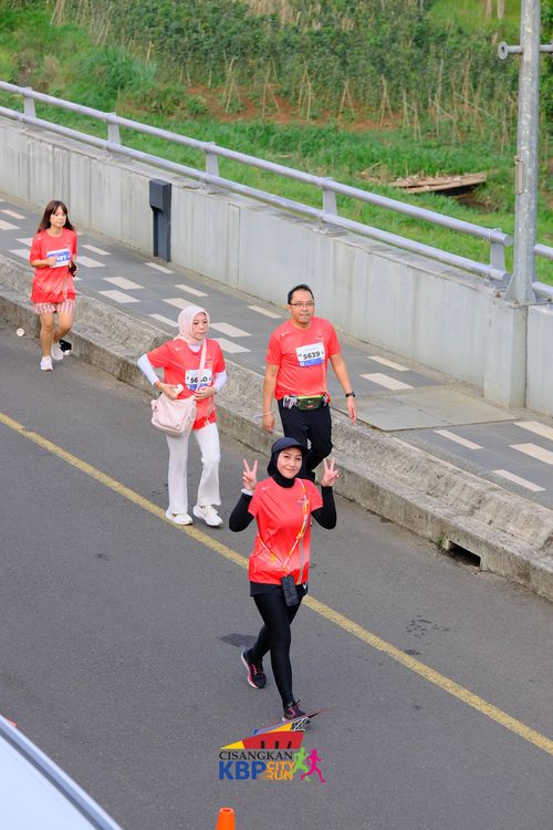 Race photo from CISANGKAN KBP CITY RUN 2025