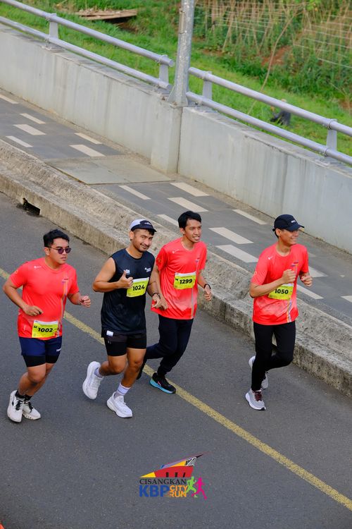 Race photo from CISANGKAN KBP CITY RUN 2025