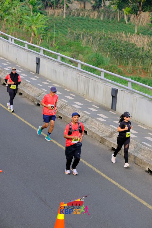 Race photo from CISANGKAN KBP CITY RUN 2025