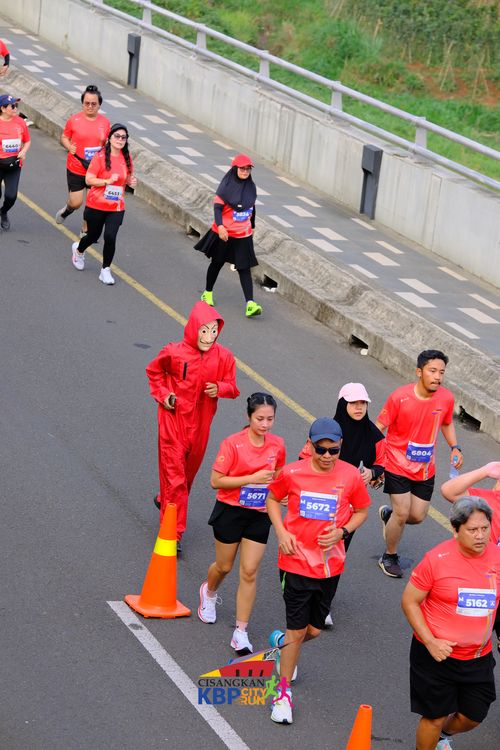 Race photo from CISANGKAN KBP CITY RUN 2025
