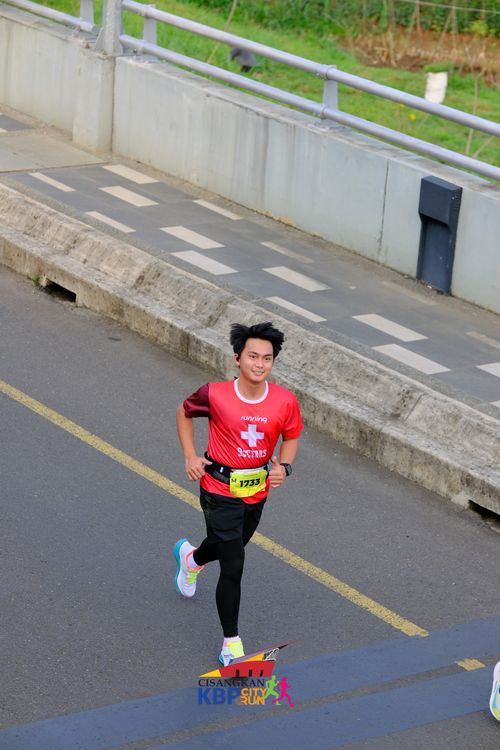 Race photo from CISANGKAN KBP CITY RUN 2025