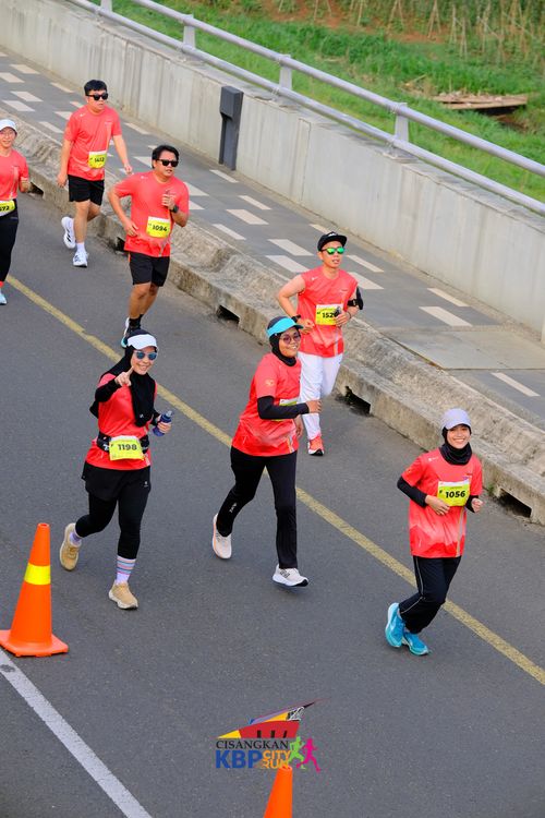 Race photo from CISANGKAN KBP CITY RUN 2025