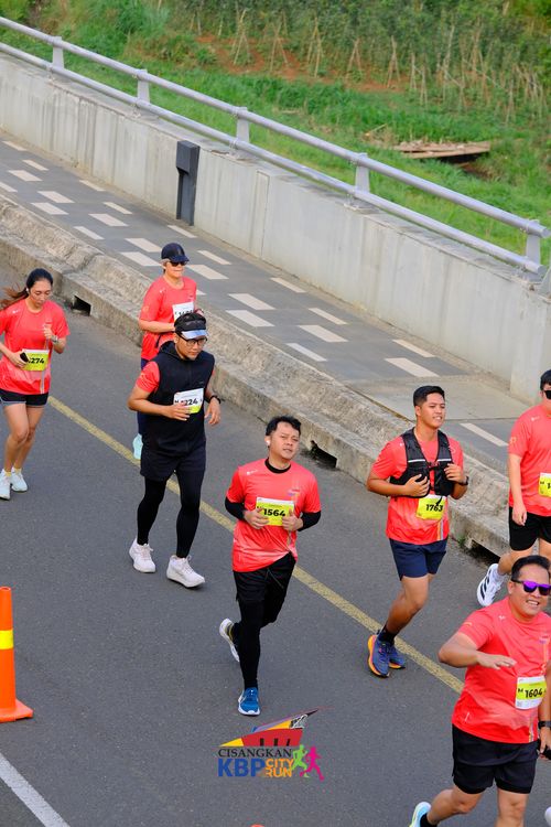 Race photo from CISANGKAN KBP CITY RUN 2025