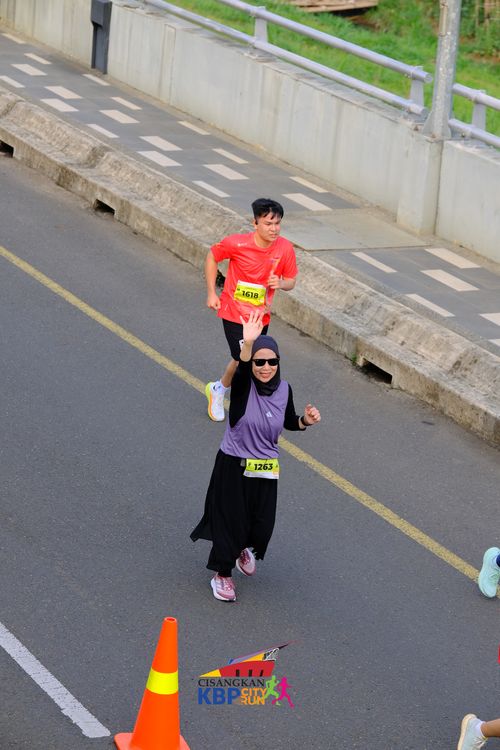 Race photo from CISANGKAN KBP CITY RUN 2025