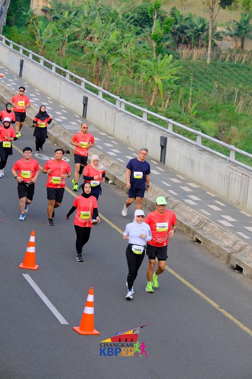 Race photo from CISANGKAN KBP CITY RUN 2025
