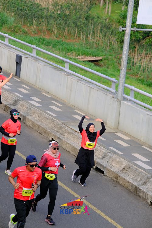 Race photo from CISANGKAN KBP CITY RUN 2025