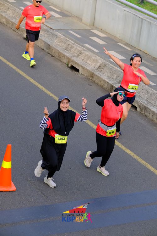 Race photo from CISANGKAN KBP CITY RUN 2025
