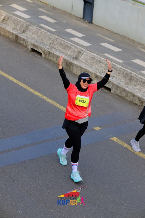Race photo from CISANGKAN KBP CITY RUN 2025