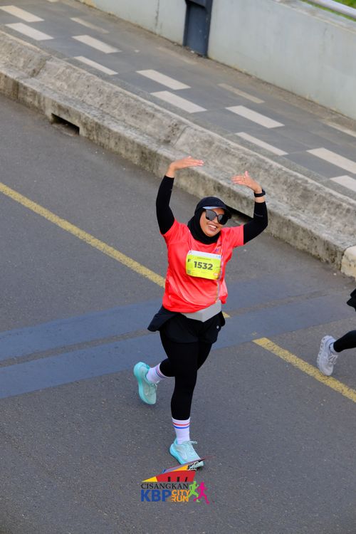 Race photo from CISANGKAN KBP CITY RUN 2025