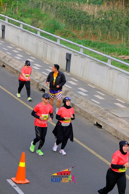 Race photo from CISANGKAN KBP CITY RUN 2025