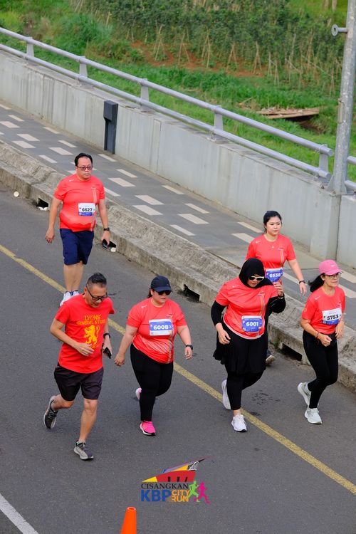 Race photo from CISANGKAN KBP CITY RUN 2025